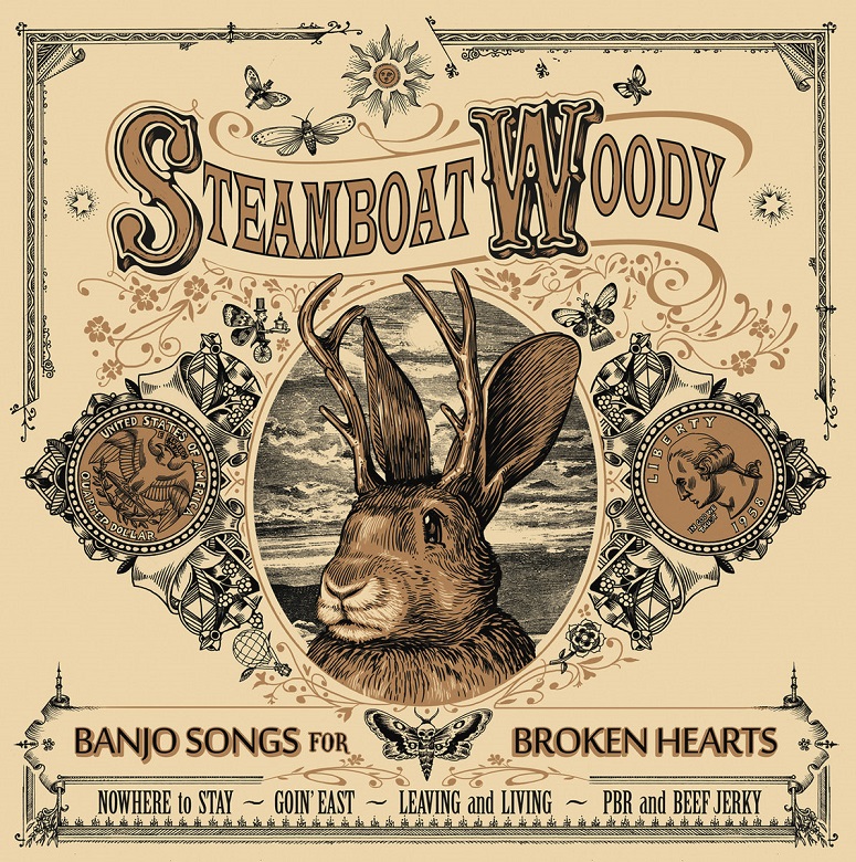 AlbumCoverSteamboatWoodyBanjoSongsForNORI