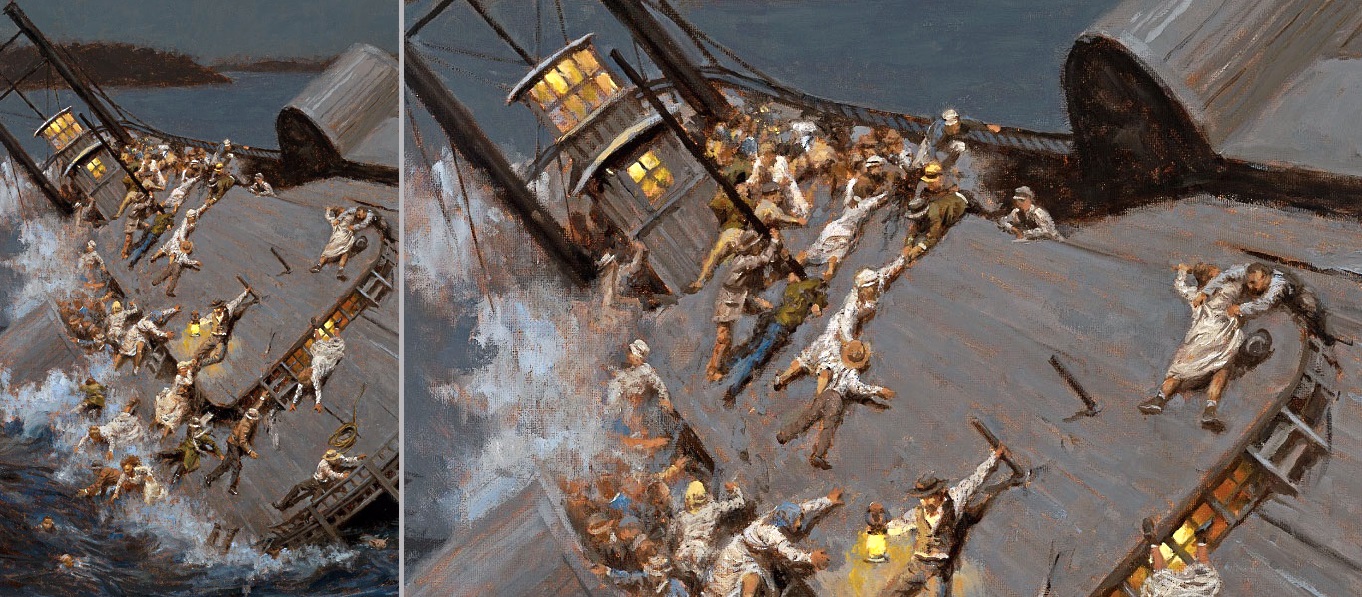 AndyThomasSurvivingSinkingSteamerVerticalHorizontal