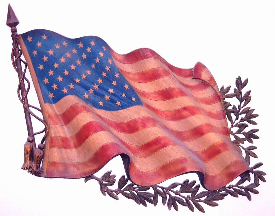 BasReliefBURWOODU.S.flag50stars_1960forNORI