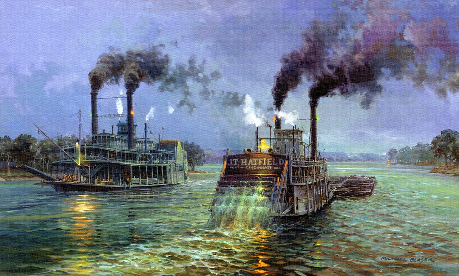steamboat illustration