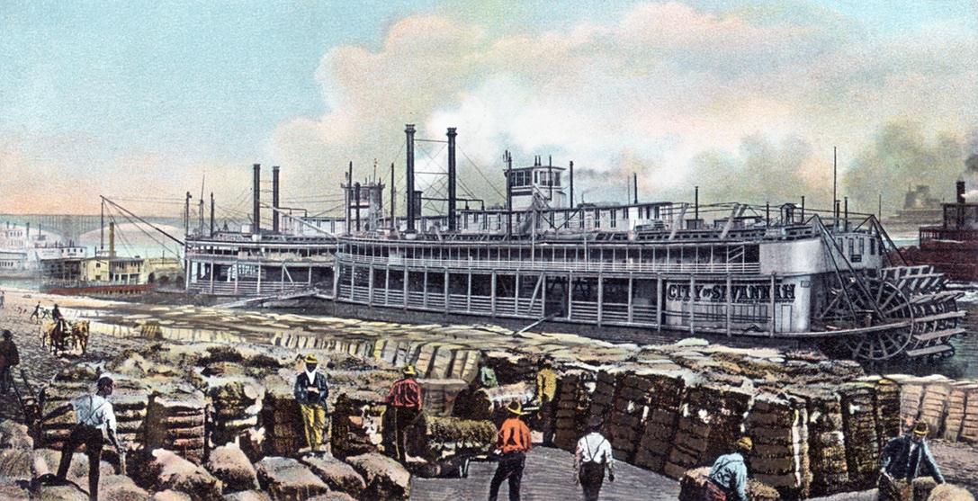 CITYOFSAVANNAHPostCardStLouisLevee