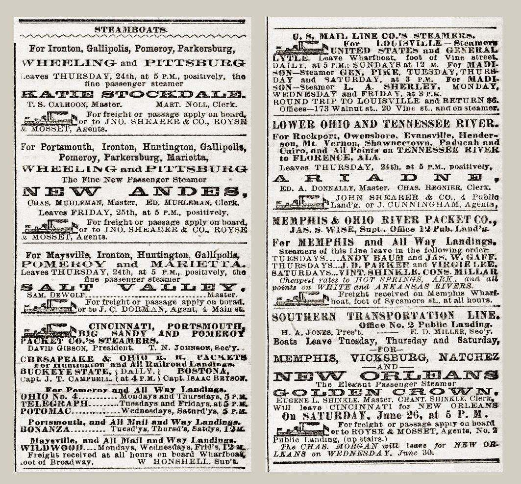 CincinnatiCommericalSteamboatsThursJune24th1880ForNORI