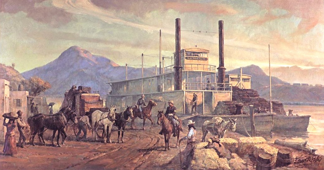 ColoradoRiverSteamerMohaveByKennethRiley