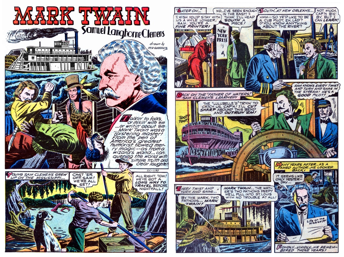 ComicMarkTwainPages1and3FredGuardineerForNORI