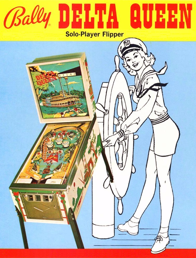 DeltaQueenPinBallMachineFlyerCoverForNORI