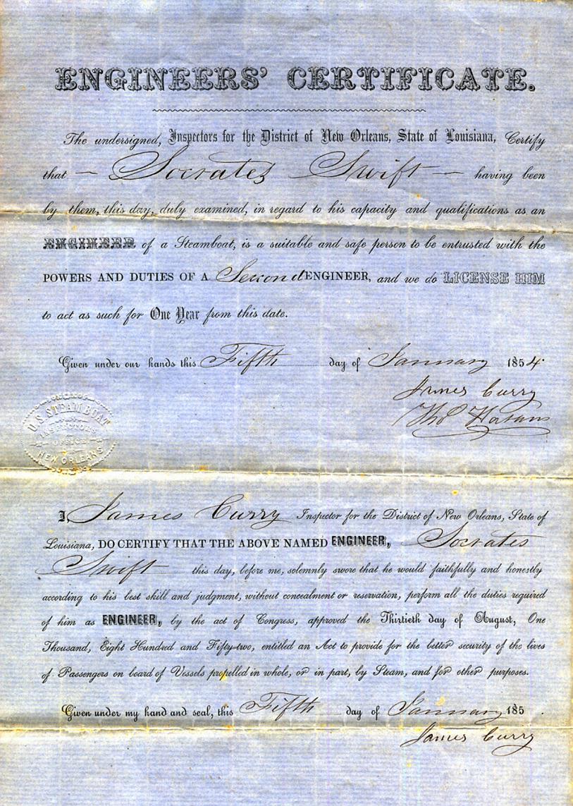 EngineerSoctratesSwift2ndEngineerCertified1854EXP
