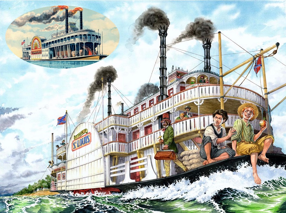 GermanTomSawyerDetectiveWatercolor