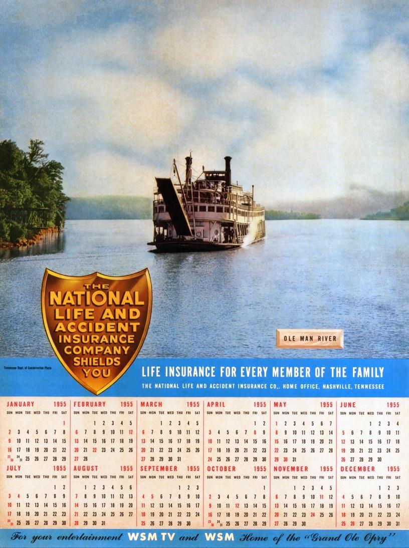GordonCGreene1955CalendarNatlLifeInsurEXP