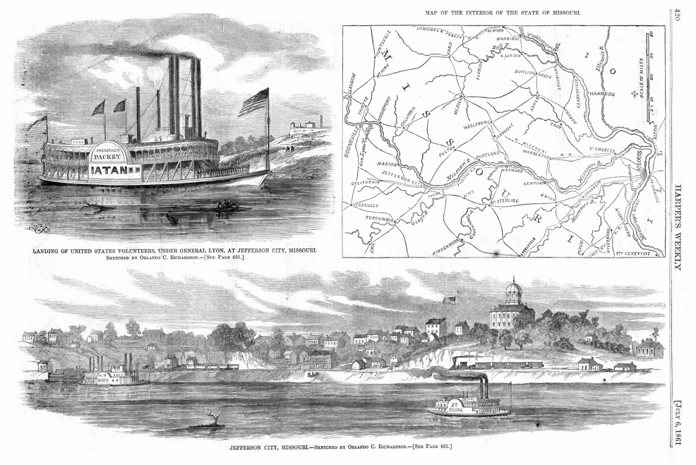 Harper's__Jeff_City_IATAN_6_July_1861 page420REDUCEDforNORI