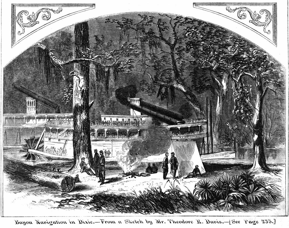 HarpersBayouSteamboatWar11April1863_50percent