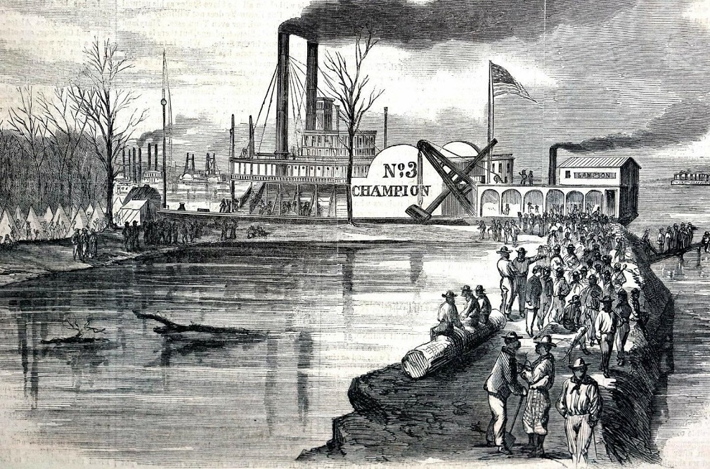 HarpersWeekly3May1862Steamers_Sunk_by_Rebels_Between_Island_Number_Ten_and_New_MadridForNORI