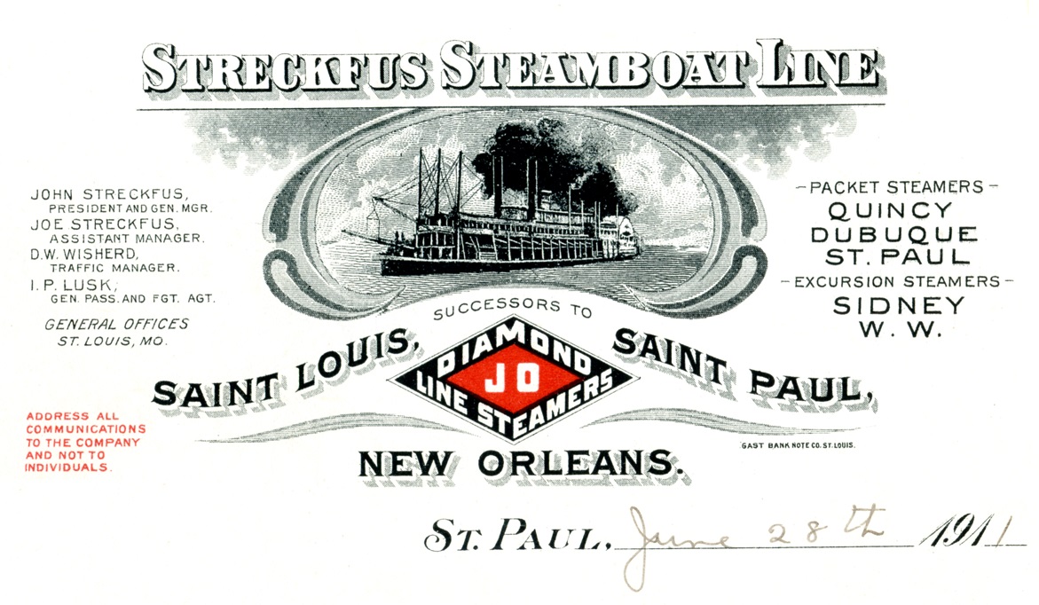 LetterheadStreckfusSteamboatLine1911ForNORI