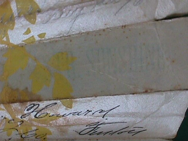 Victorian fan, autographed by steamboat people