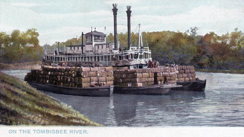 OUACHITATowingCottonBargesTombigbeeRiverAlabamaREDUCEDforNORItakeTWO