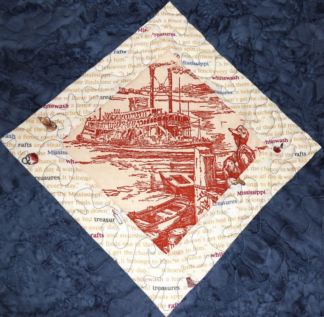 QuiltJoyceRiggsDetailSepiaLineOnBeigeEXP