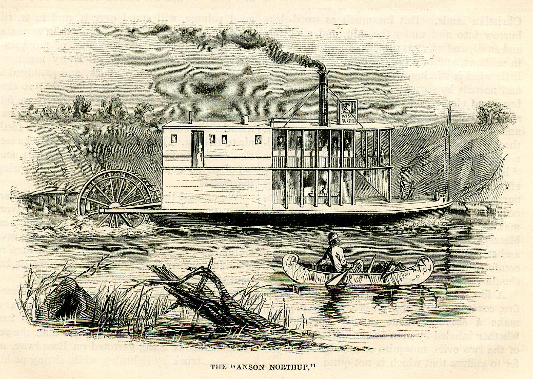 SteamboatAnsonNorthupRedRiver1860Engraving