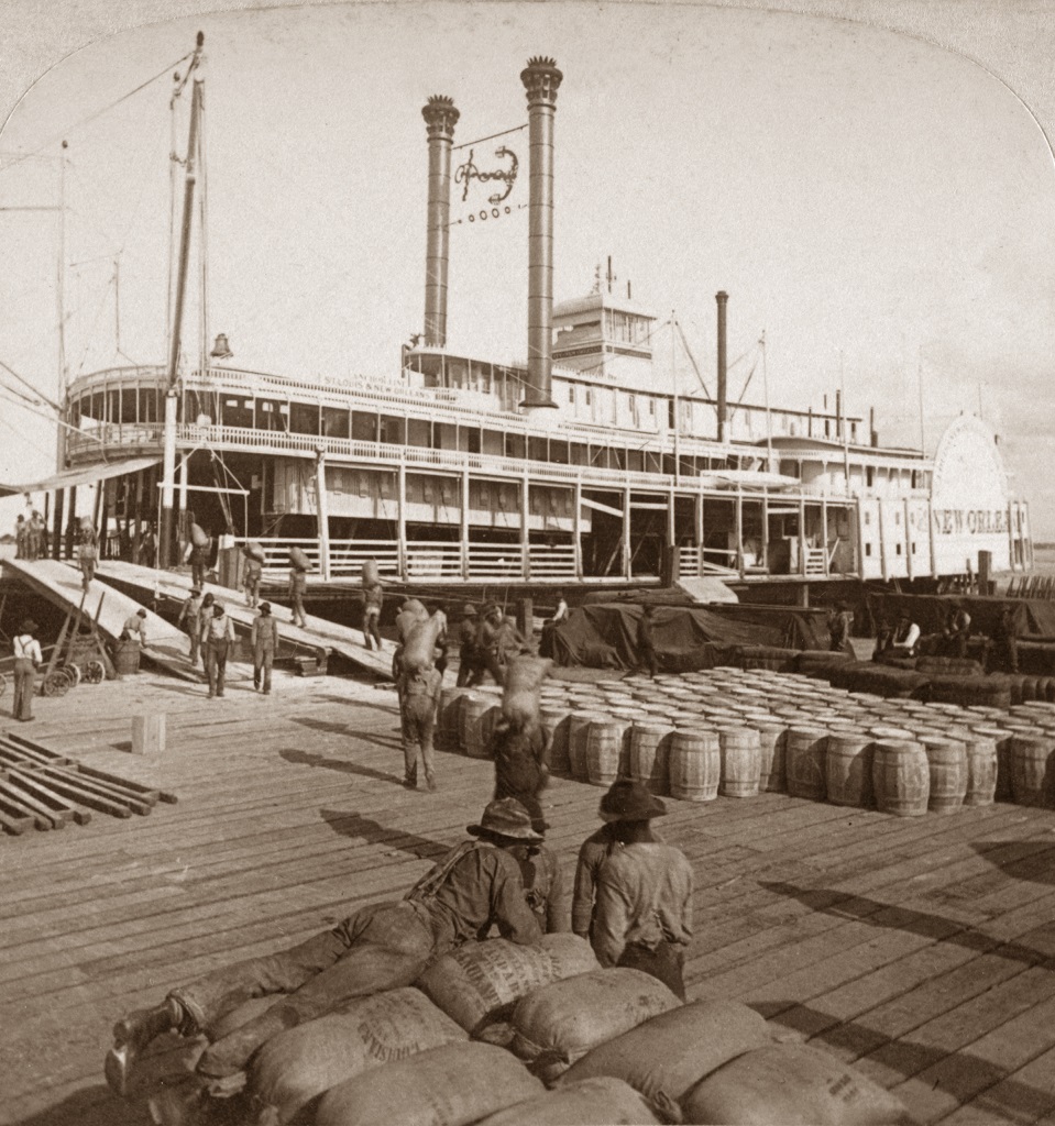 StereoViewLeftEyeStrCITYofNewORLEANS1891ForNORI