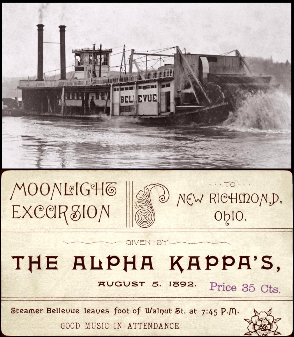 StrBELLEVUEwith5Aug1892MoonlightExcursionTicket