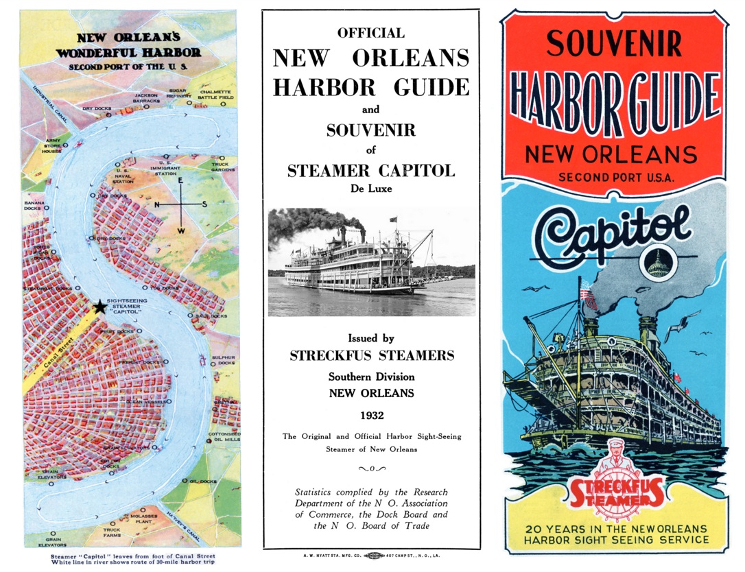 StreckfusCAPITOLharborGuideTitlePageCoverAndMap1932ReducedForNORI