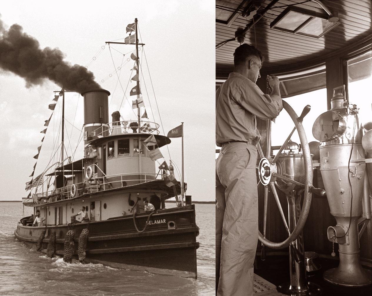 TugboatBELAMARpennantsFlyingAndPilot