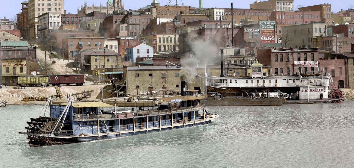 VicksburgMississippiWithSteamersAnnieRussellAliceBMillerForNORI