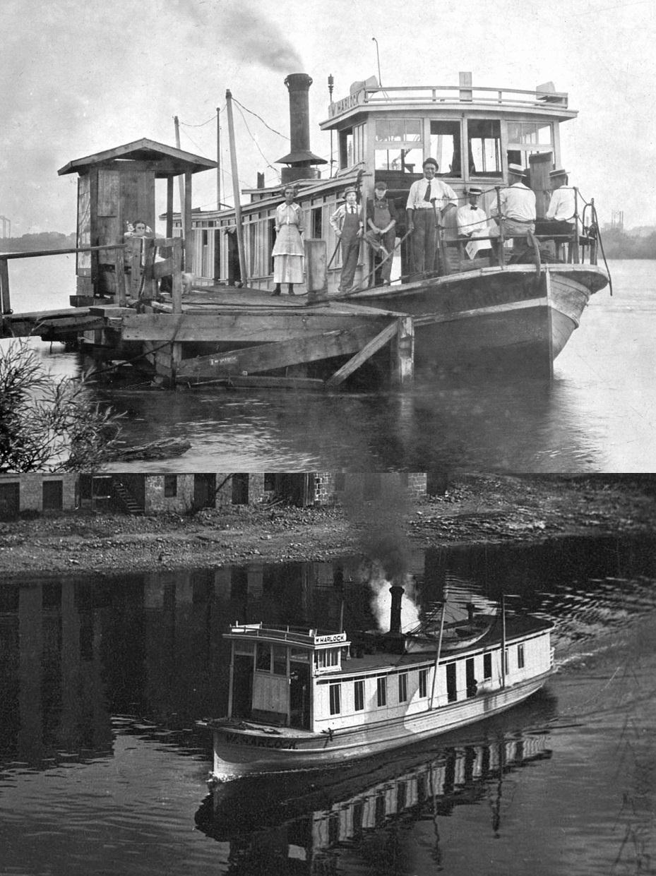 W. HARLOCK small passenger ferry 2 photos