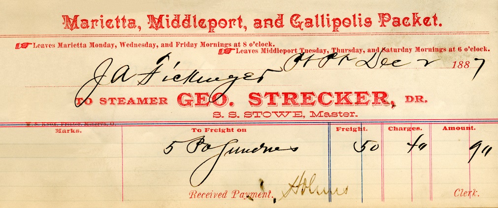 WaybillGeorgeSTRECKER2Dec1887ForNORI