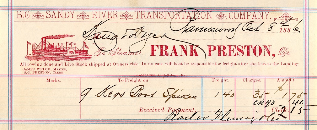 Waybill_Frank_PRESTON_8Oct1886ForNORI
