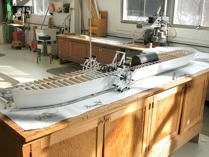 Clermont model boat
