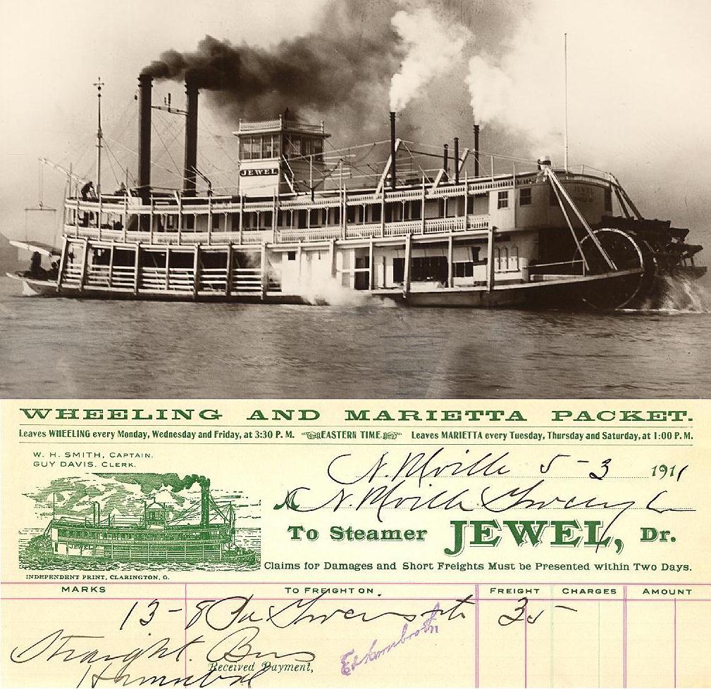 steamboat waybill