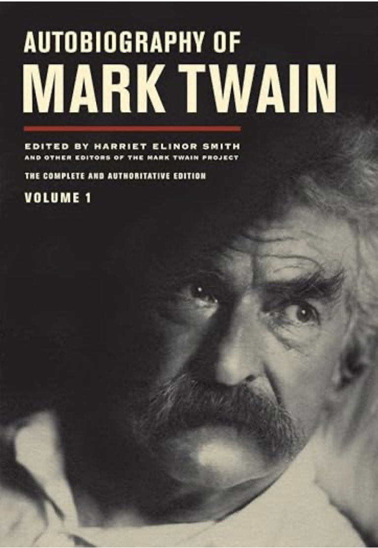 Twain autobiography cover