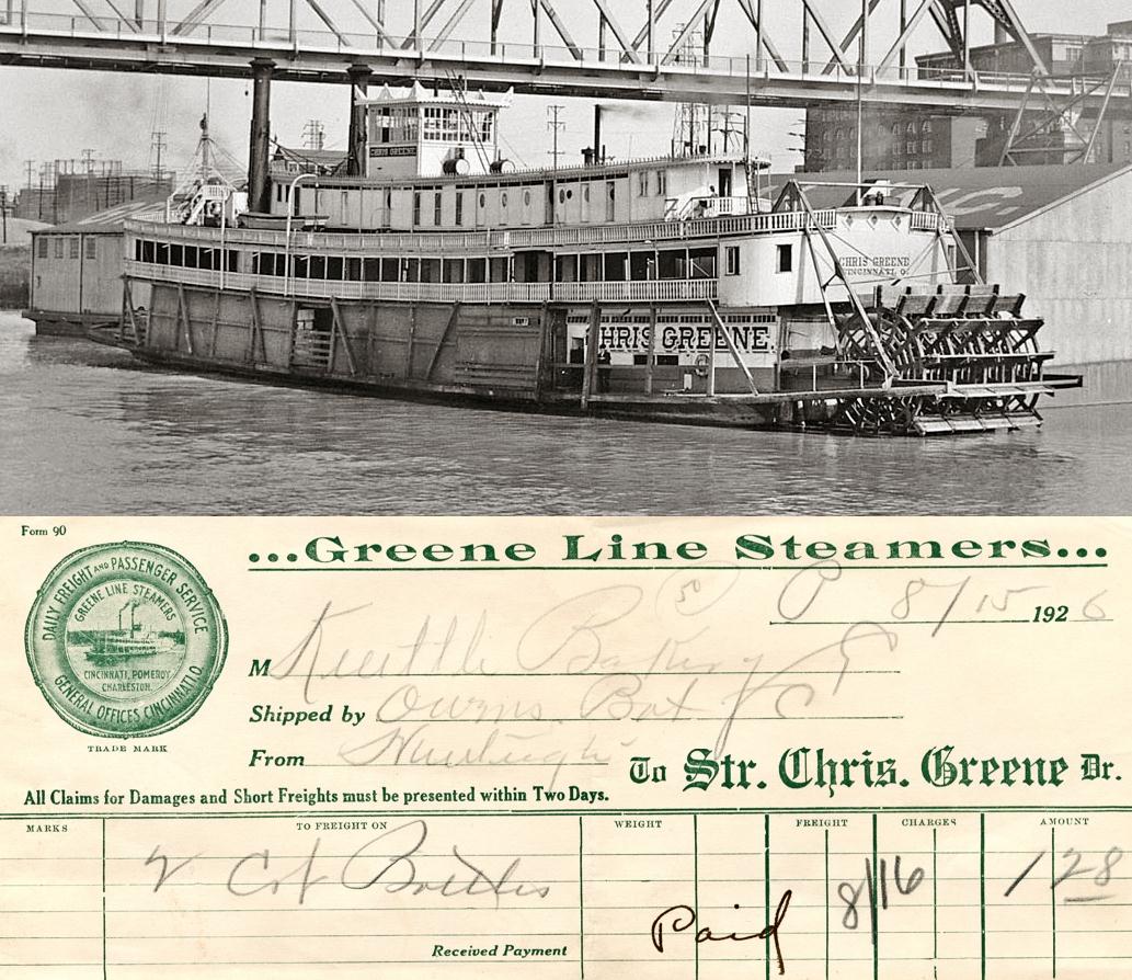 waybillChrisGreene15august1926and1941photo